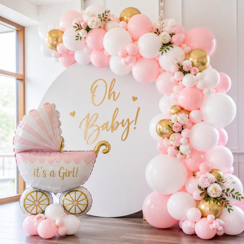 Babyshower balloon display
