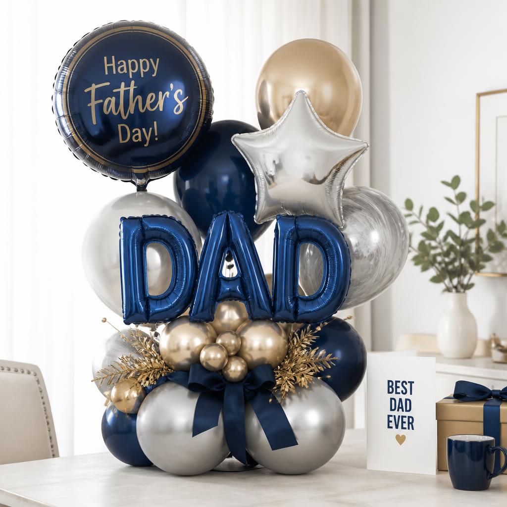 Father's Day balloon display