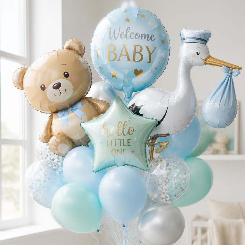 New Baby balloon display